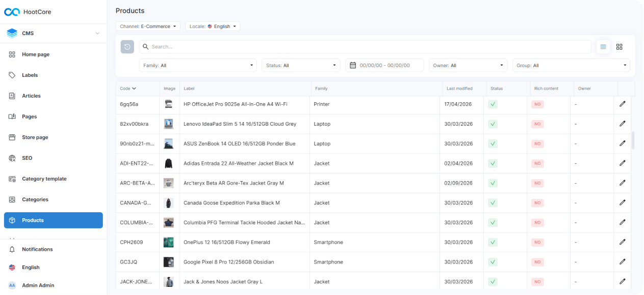 HootCore product overview