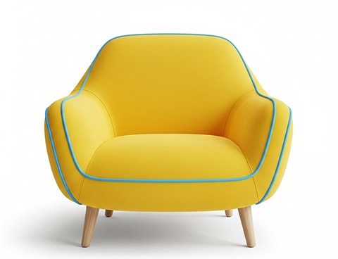 Vegan Leather Armchair