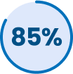 eighty five percent